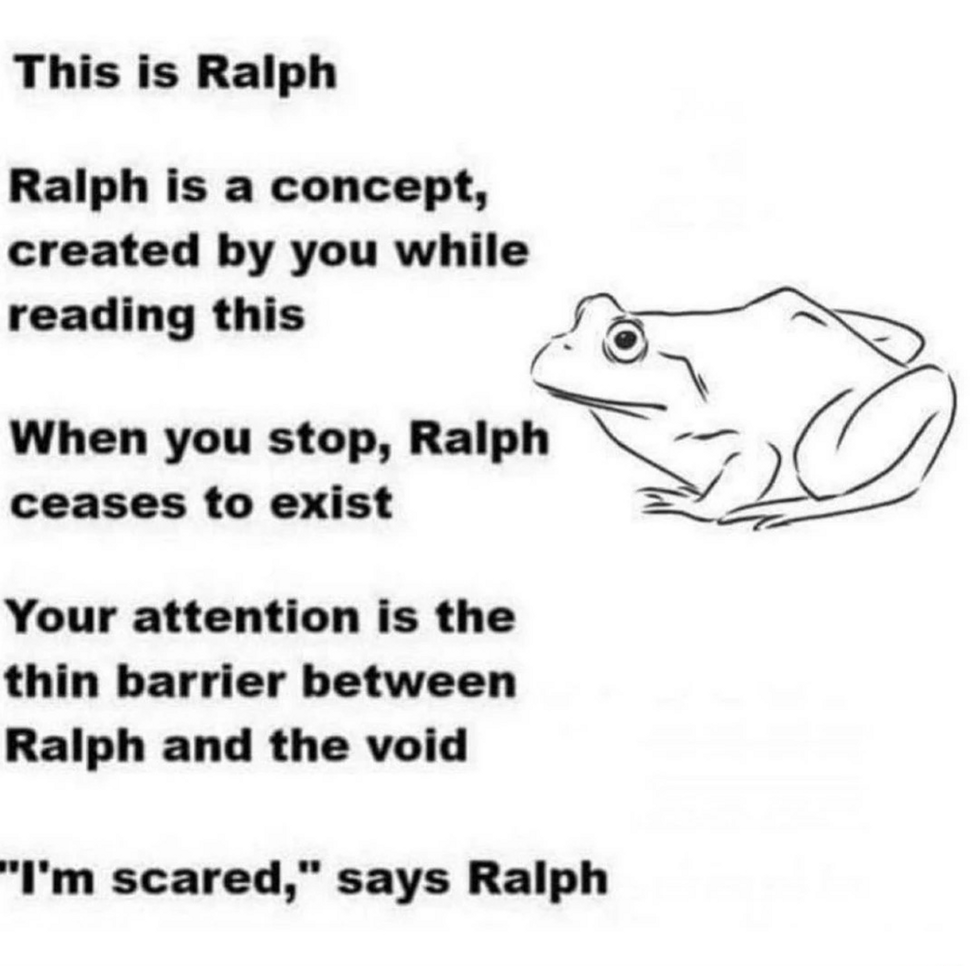 Ralph the frog